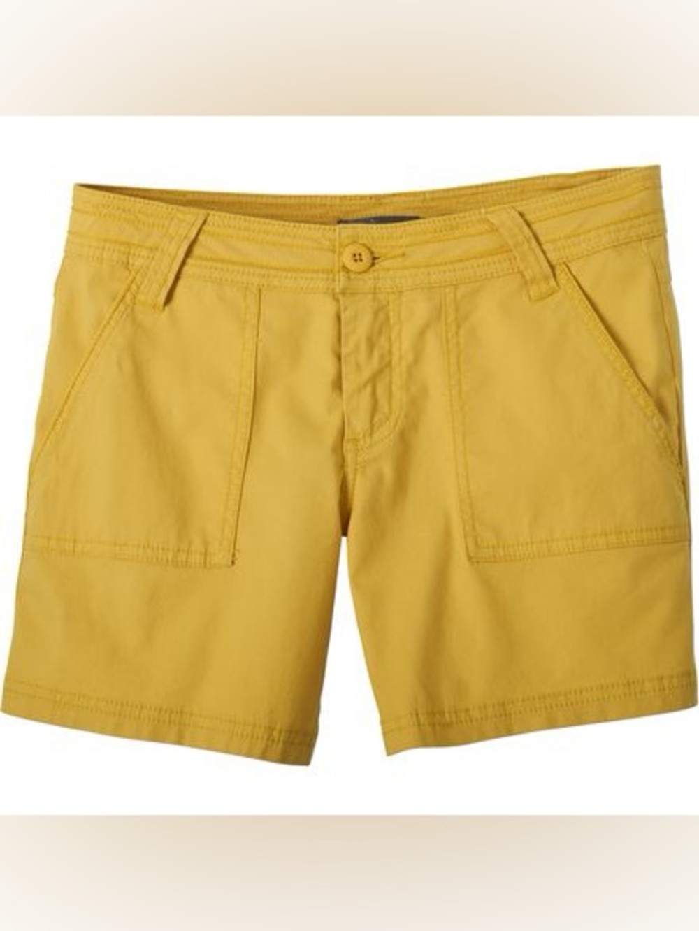 Prana Women's Tess Shorts in Yellow; Size 6